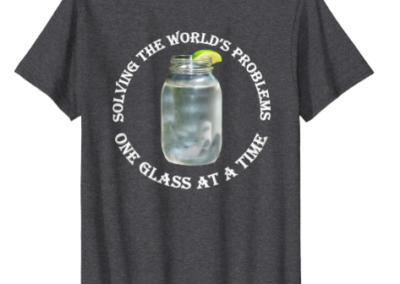 Solving the World's problems one glass at a time