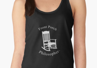 front porch philosopher souther tank top fun relaxed southern